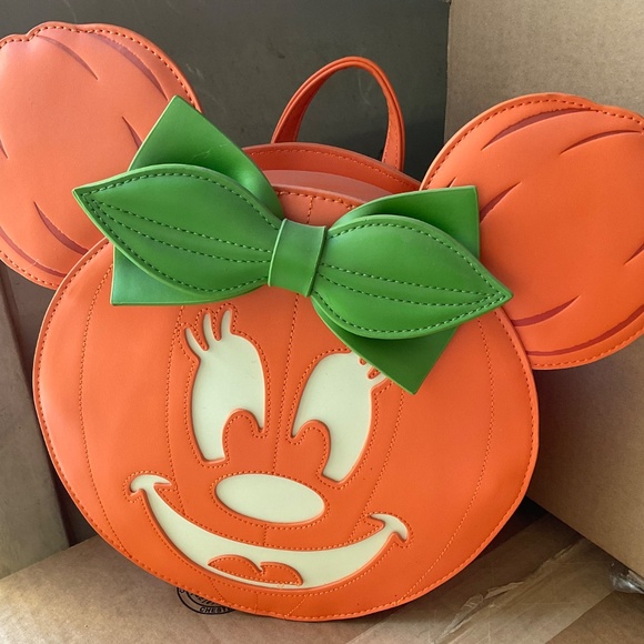 Disney Minnie Mouse pumpkin loungefly - Picture 2 of 4